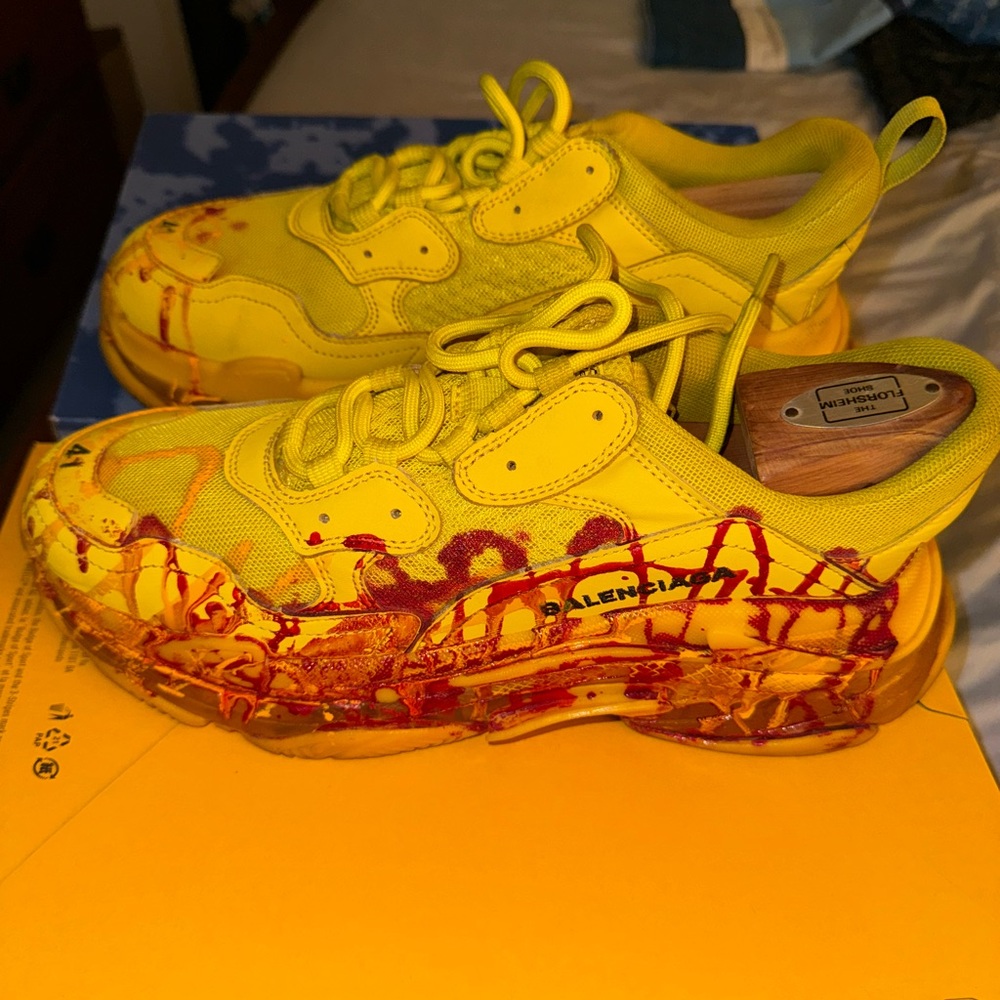 Authentic Balenciaga triple S custom design